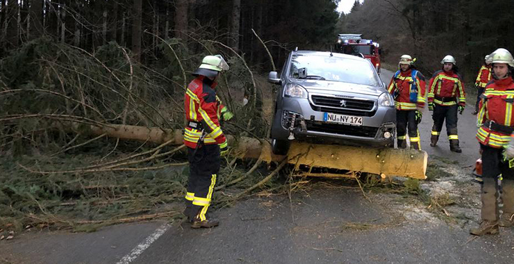  Sabine fırtınası Almanya’ya 675 milyon euro sigorta hasarına neden oldu
