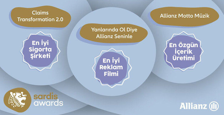  Allianz Türkiye yaratıcılık ve inovasyonda 3 ödül kazandı