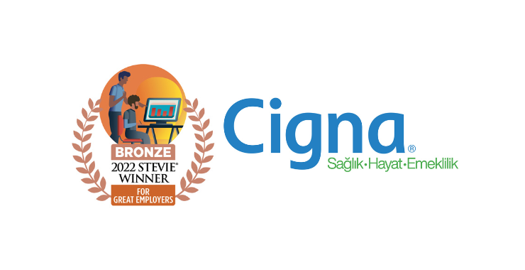  Cigna, en değerli insan kaynakları uygulamaları kategorisinde Stevie Ödülü aldı