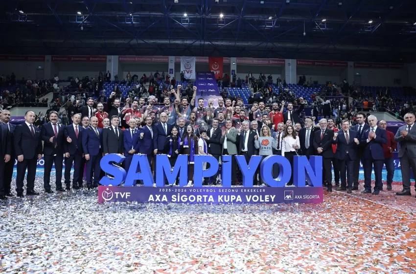  2026 erkekler AXA Sigorta Kupa Voley’de şampiyon belli oldu