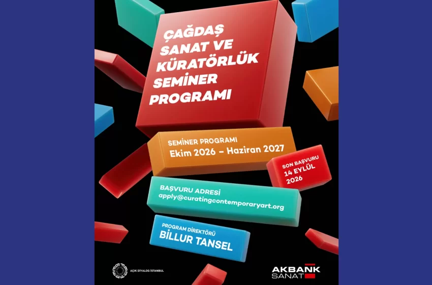  Çağdaş Sanat ve Küratörlük seminer programı 8’inci yılında yeni dönemine hazırlanıyor